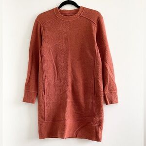 Lululemon Textured Sweater Dress (Rust)